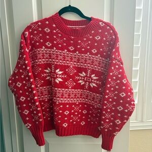 American Eagle | fairisle crewneck | size S